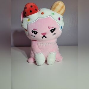 Moriah Elizabeth Shelly the Pink Kitty Cat Ice Cream Plush Mini Series 2-6”